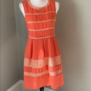 Coral dress